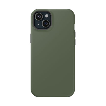 Impact-Resistant Phone Case — Military Green Protective Shockproof Cover