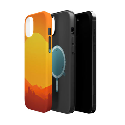 Wireless-Charging Compatible Case – Desert Sunrise