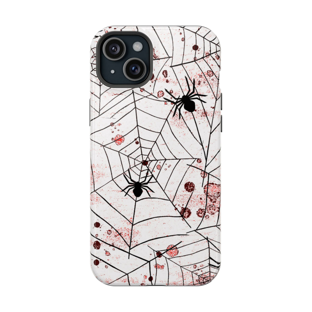 Impact-Resistant Phone Case – Blood Web