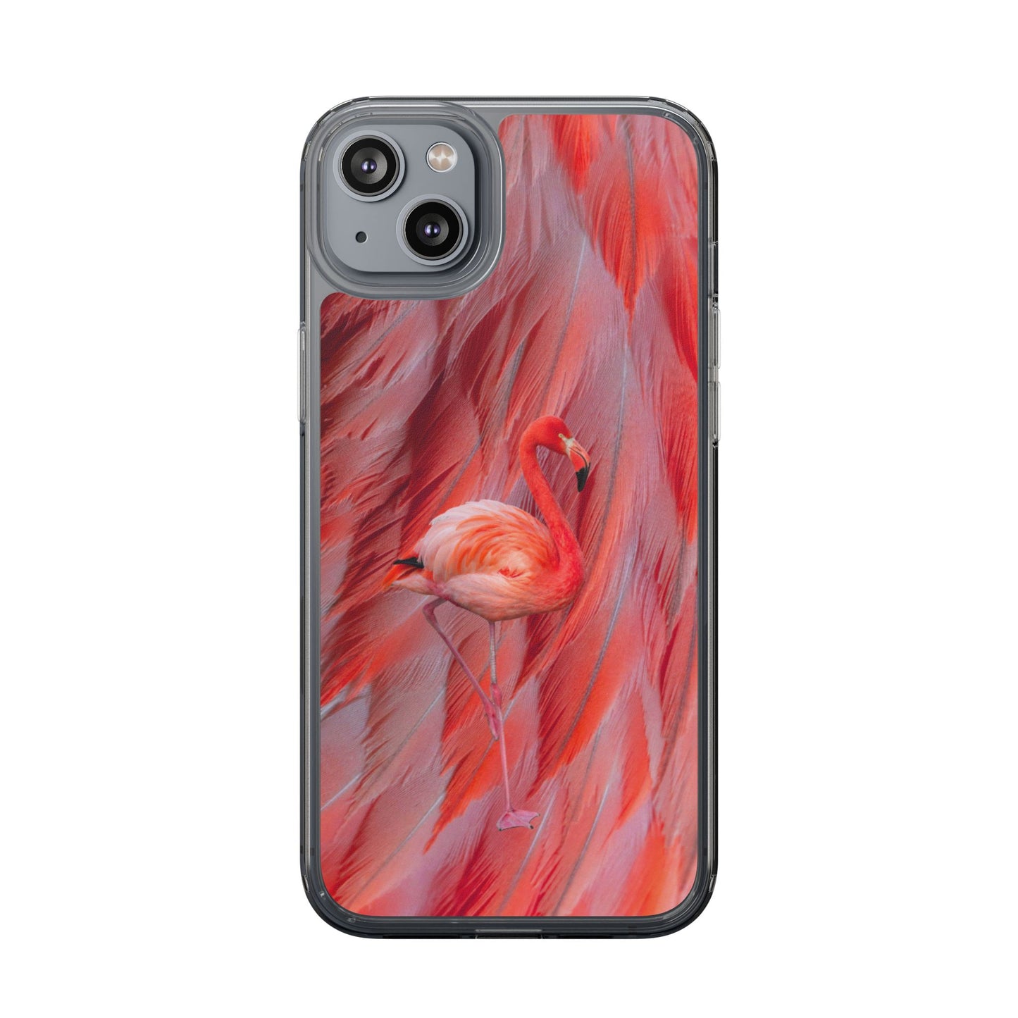 Clear Phone Case – Scarlet Plume