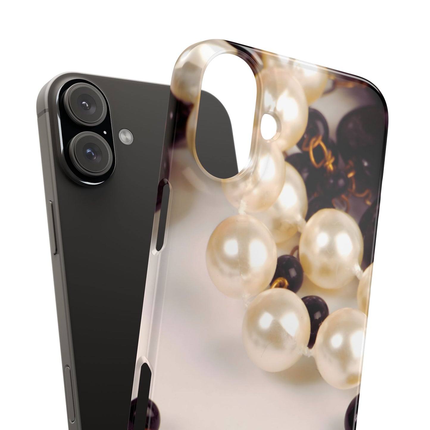 Snap Phone Case – Noir Pearl