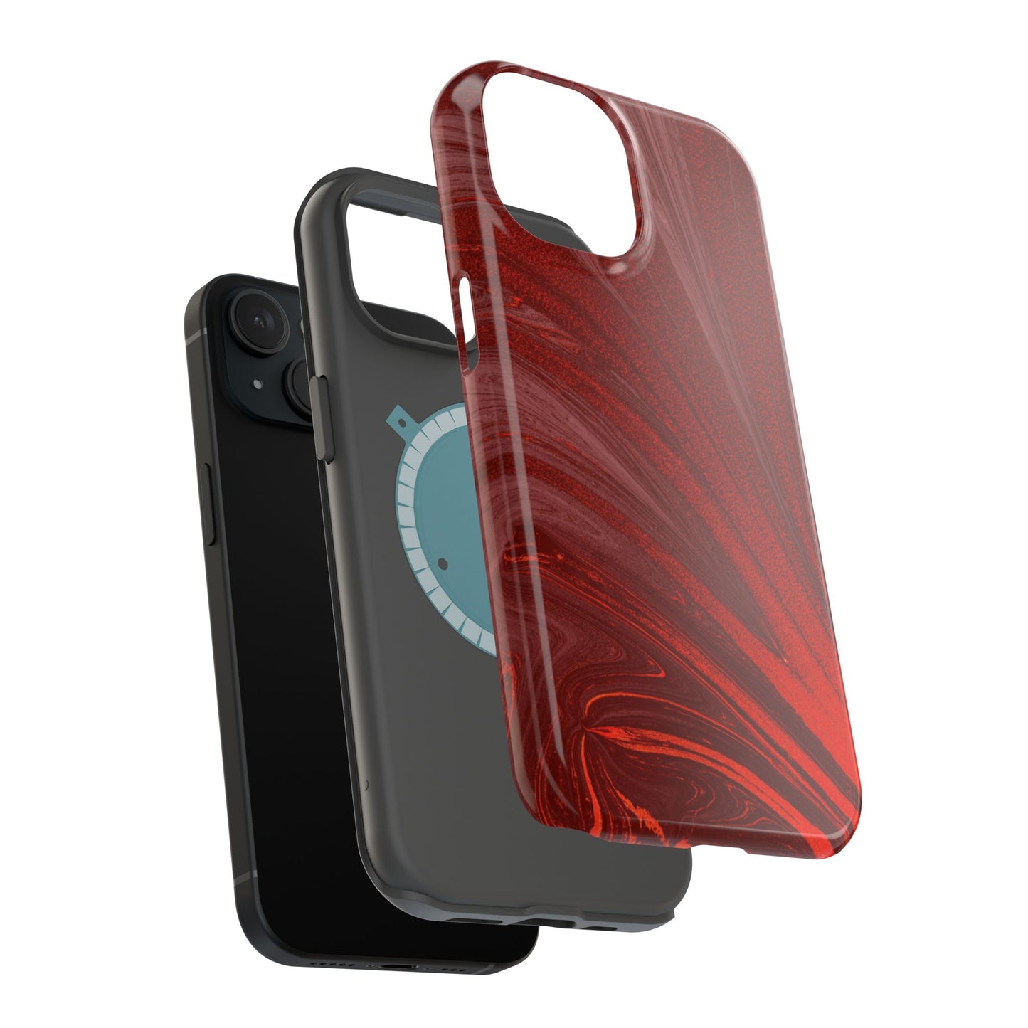 Wireless-Charging Compatible Case – Crimson Current