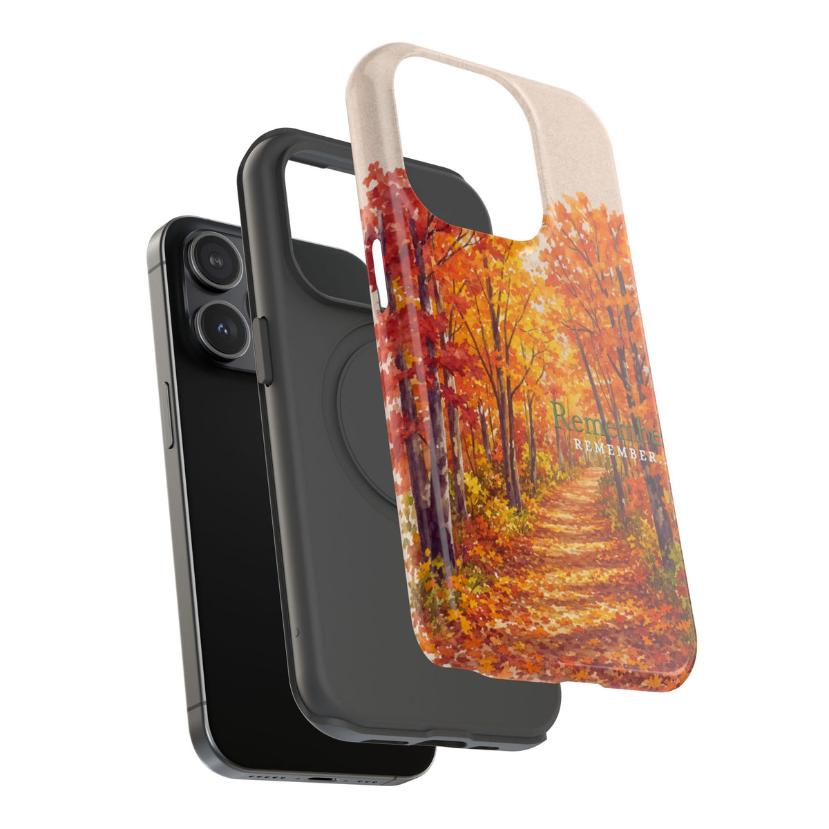 Impact-Resistant Phone Case – Autumn Remembered – Compatible with iPhone 11–17 & Samsung Galaxy S22–S26 Series
