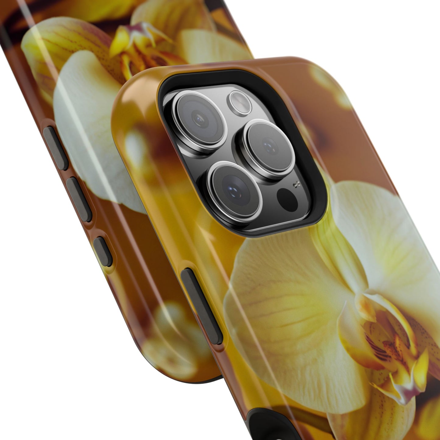 Protective Phone Case – Amber Orchid