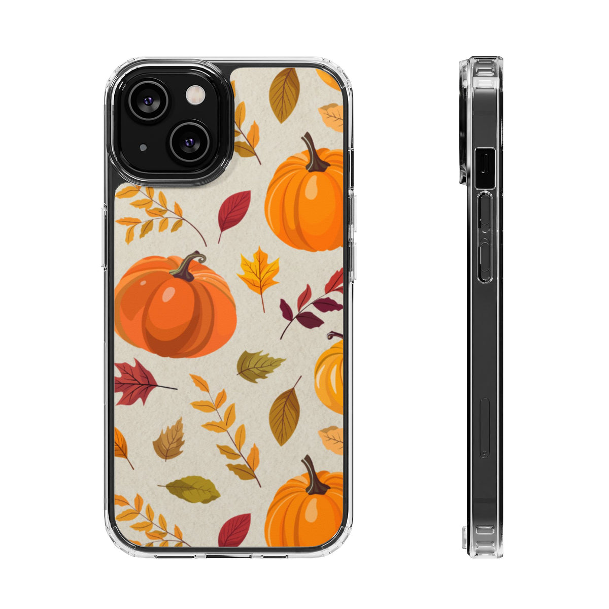 Clear Phone Case – Falling for Pumpkin