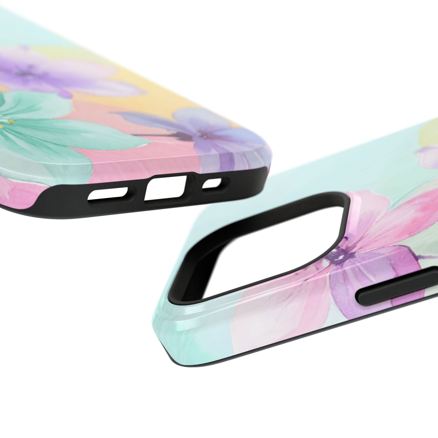 Impact-Resistant Phone Case – Water Petal