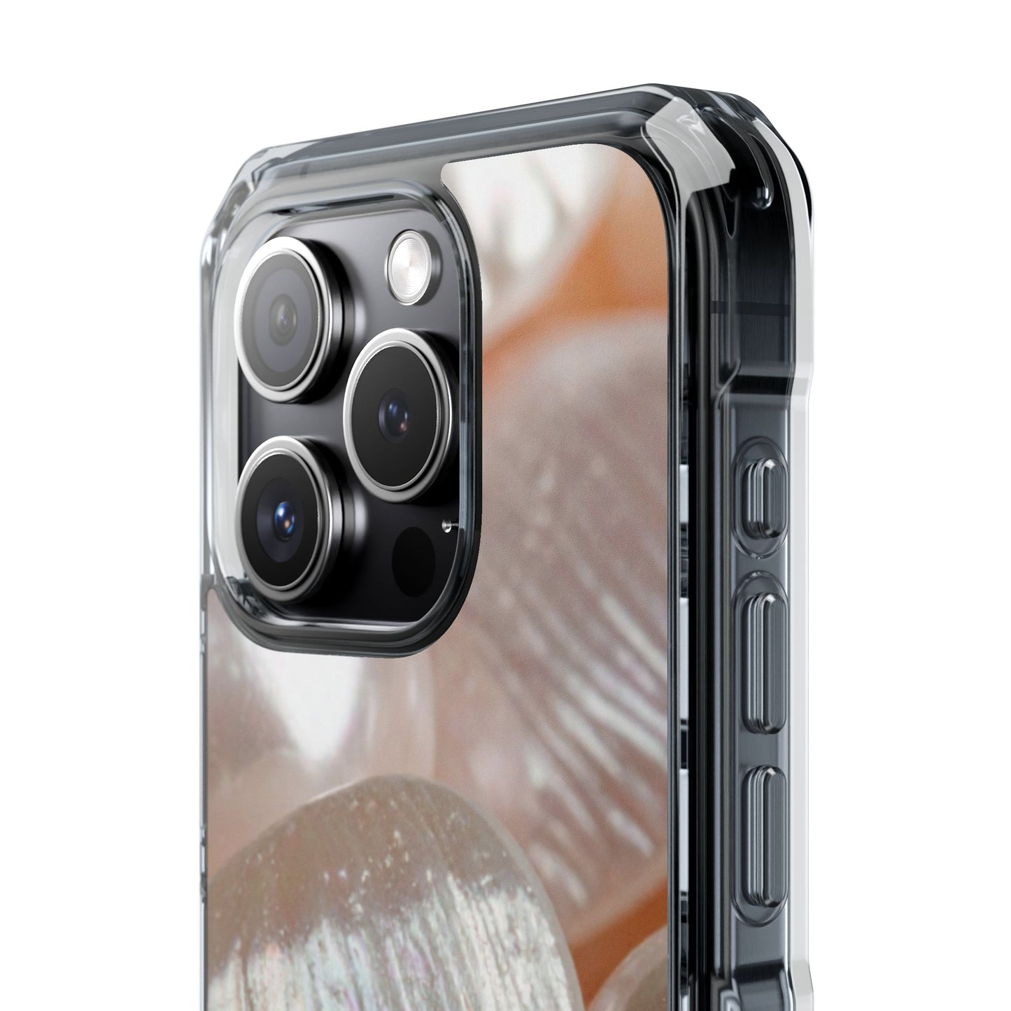 Clear Magnetic Phone Case – Blush Pearl
