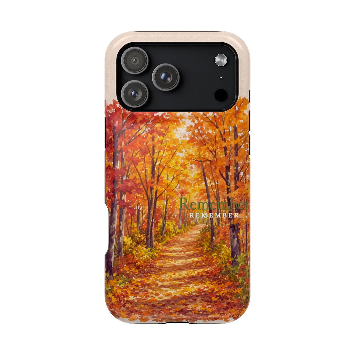 Impact-Resistant Phone Case – Autumn Remembered – Compatible with iPhone 11–17 & Samsung Galaxy S22–S26 Series