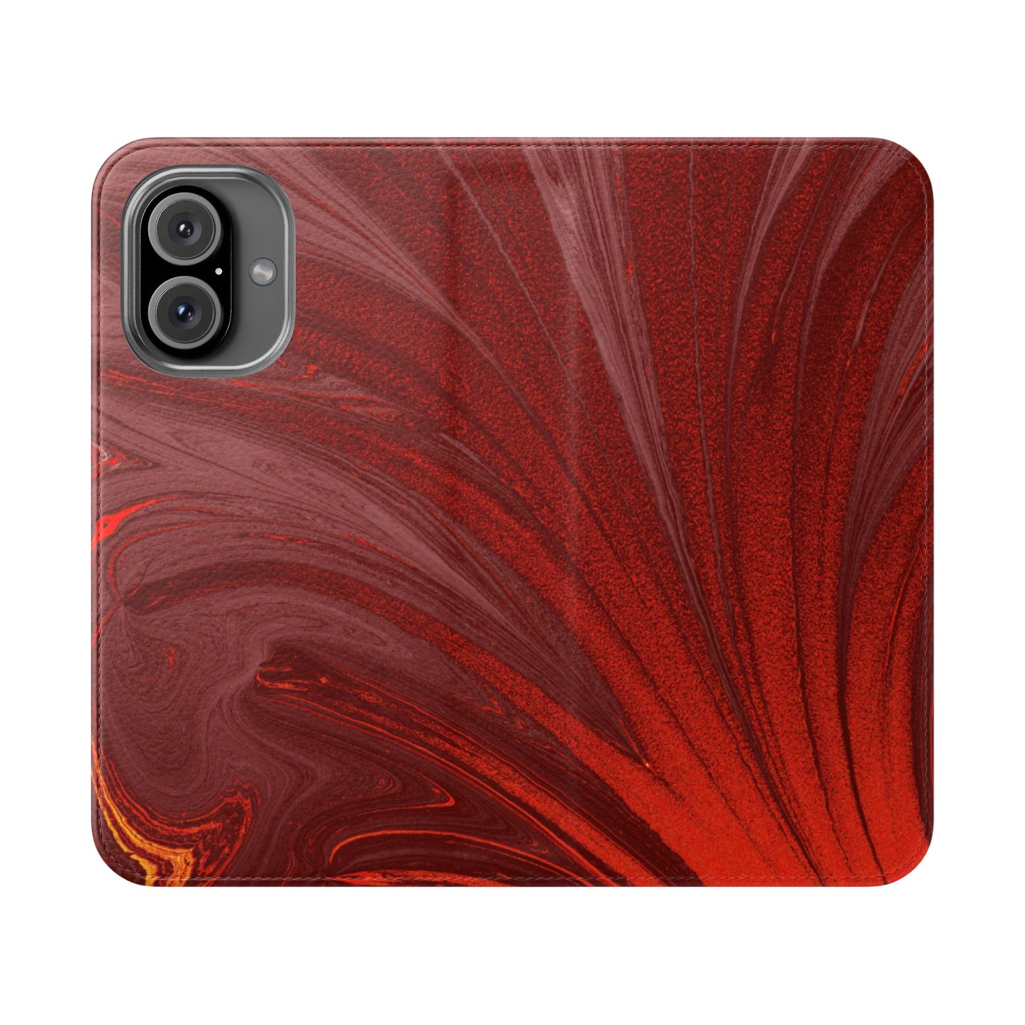 Flip Case – Crimson Current