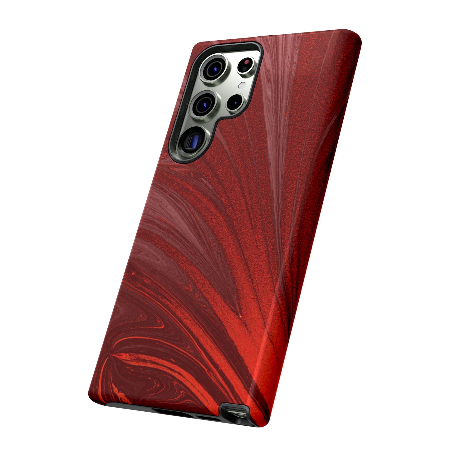 Protective Phone Case – Crimson Current