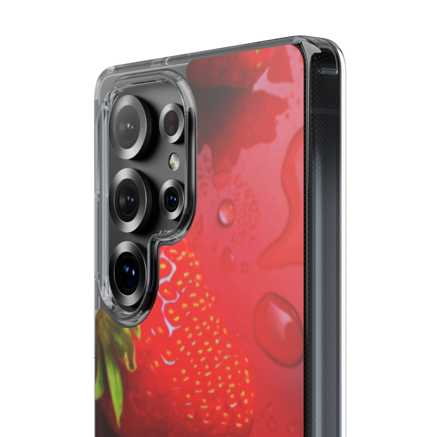 Clear Phone Case – Strawberry Drip