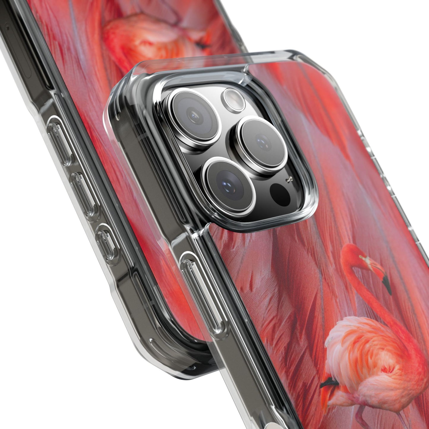 Clear Magnetic Phone Case – Scarlet Plume