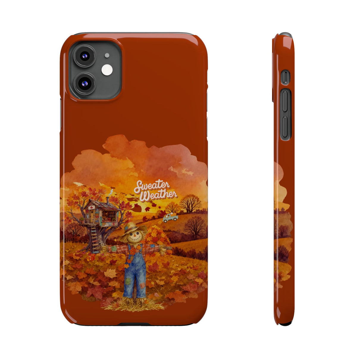 Slim Phone Case – Sweater Weather – Compatible with iPhone 11–17 Series