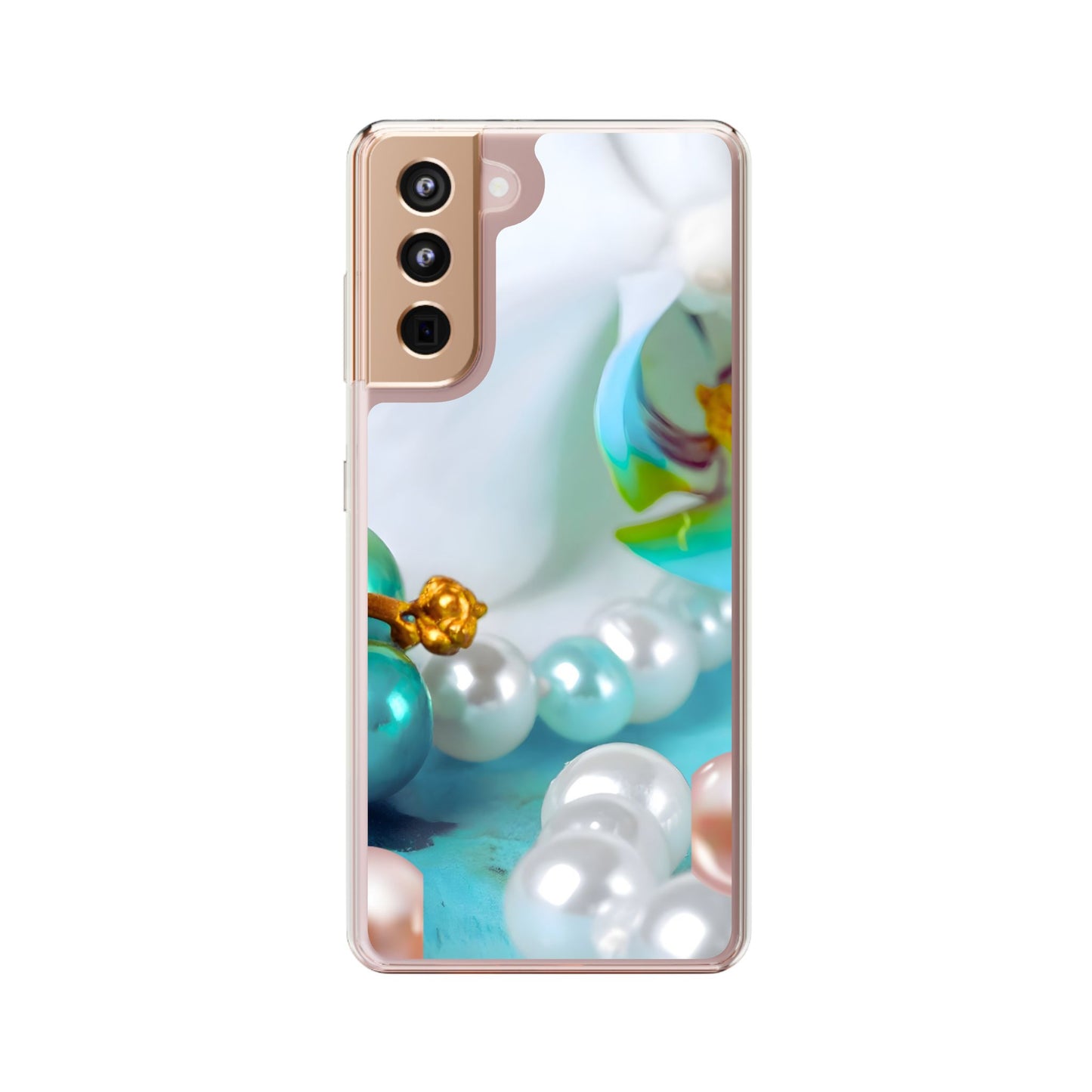Clear Phone Case – Mermaid's Pearl