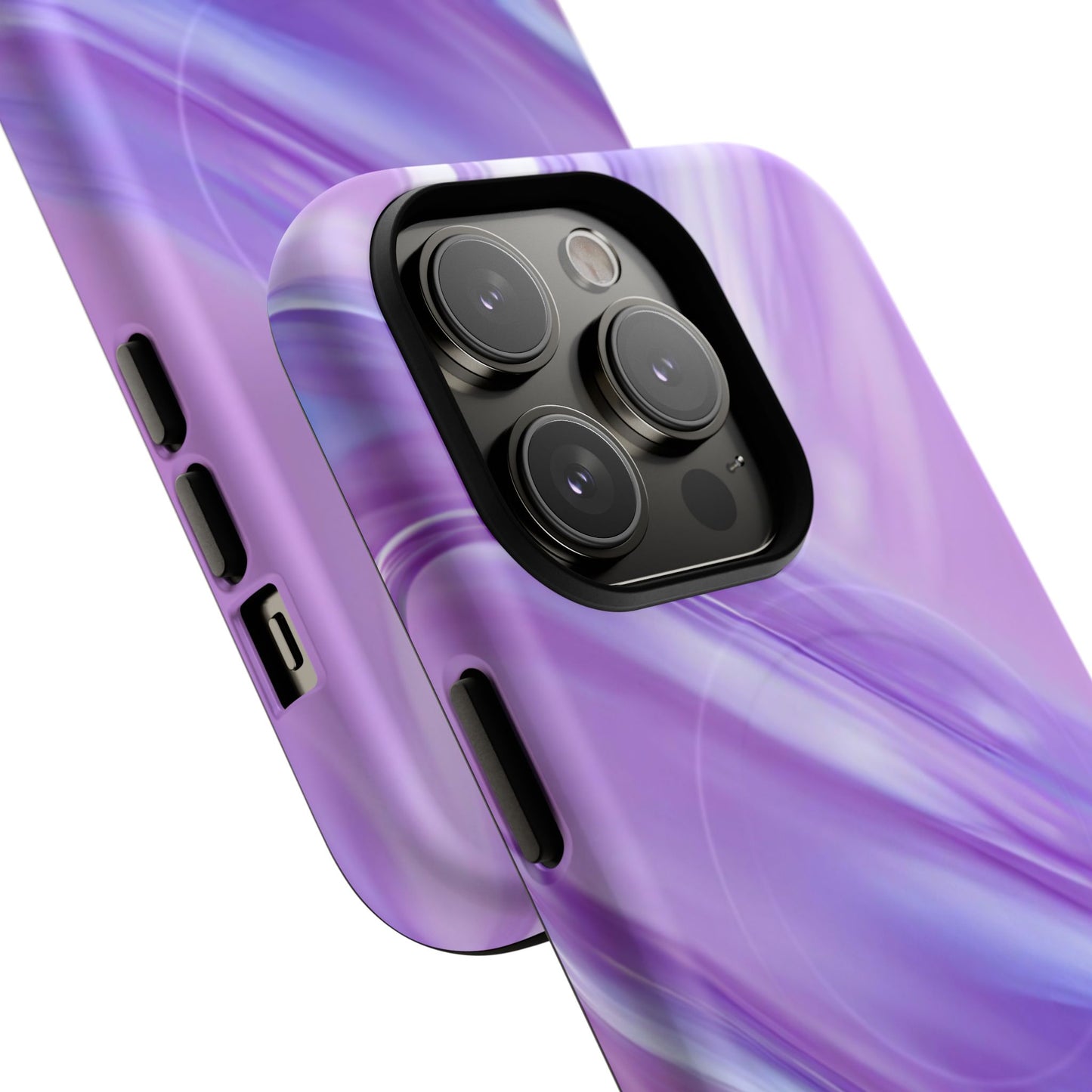 Protective Magnetic Phone Case – Lavender Wave