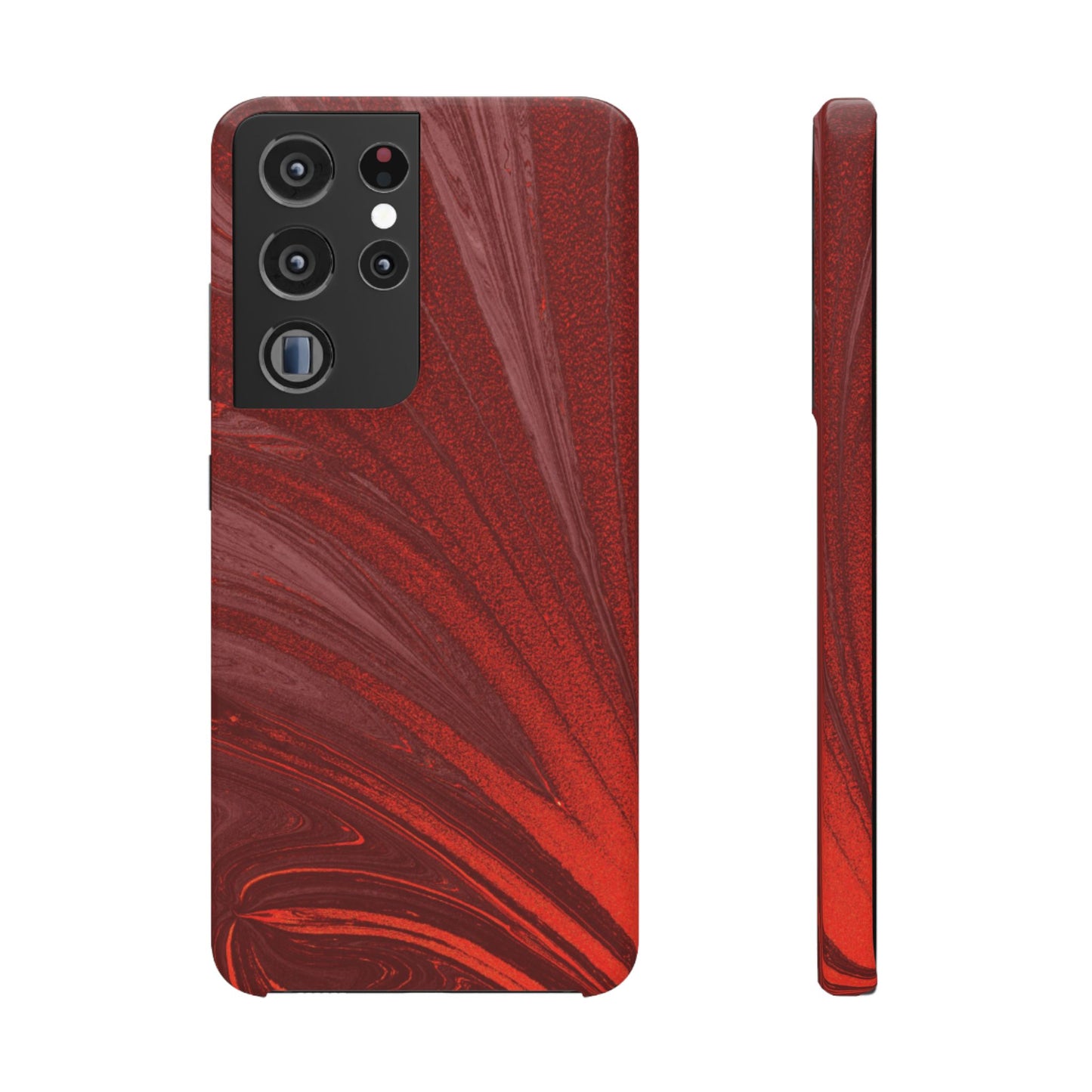 Snap Phone Case – Crimson Current