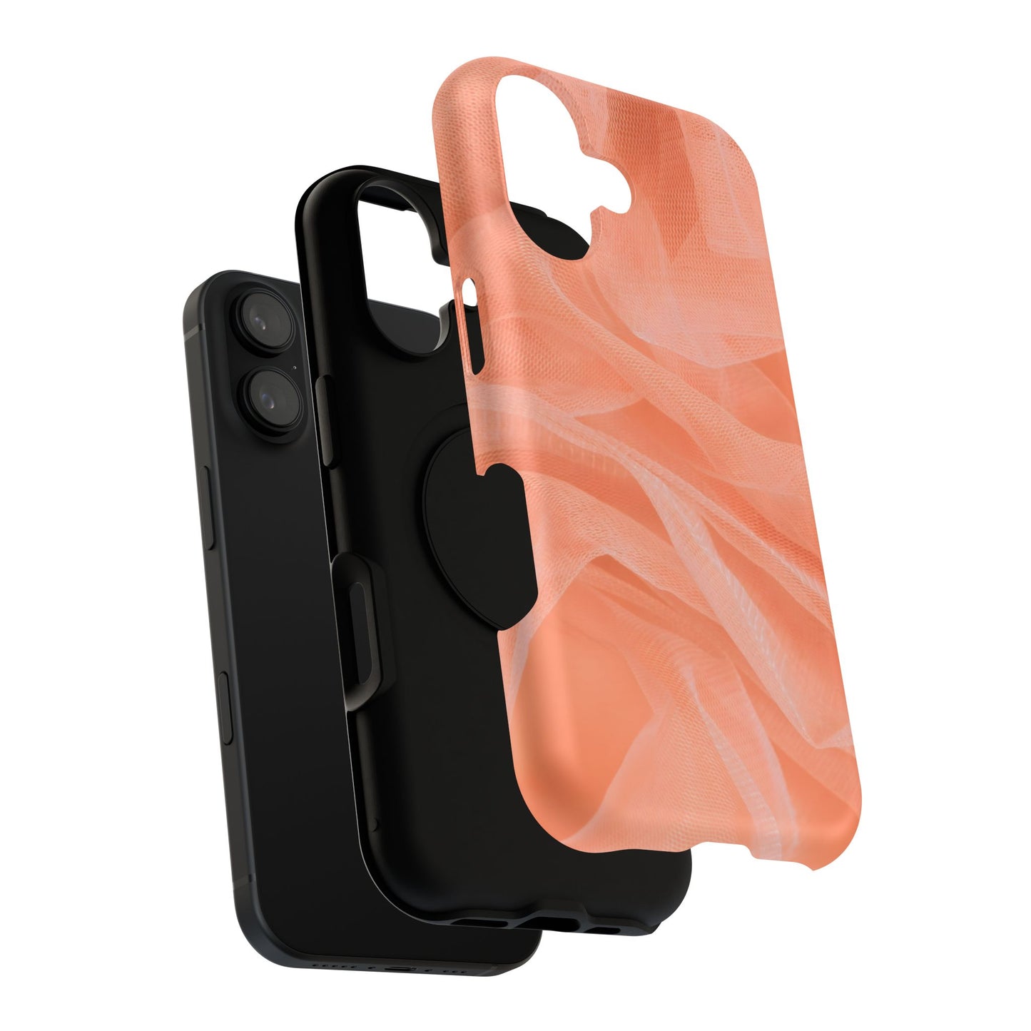 Impact-Resistant Phone Case – Coral Veil