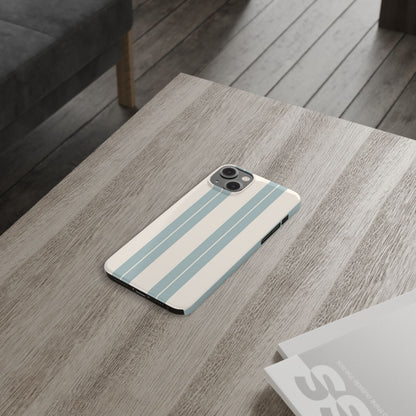 Slim Phone Case – Coastal Stripe