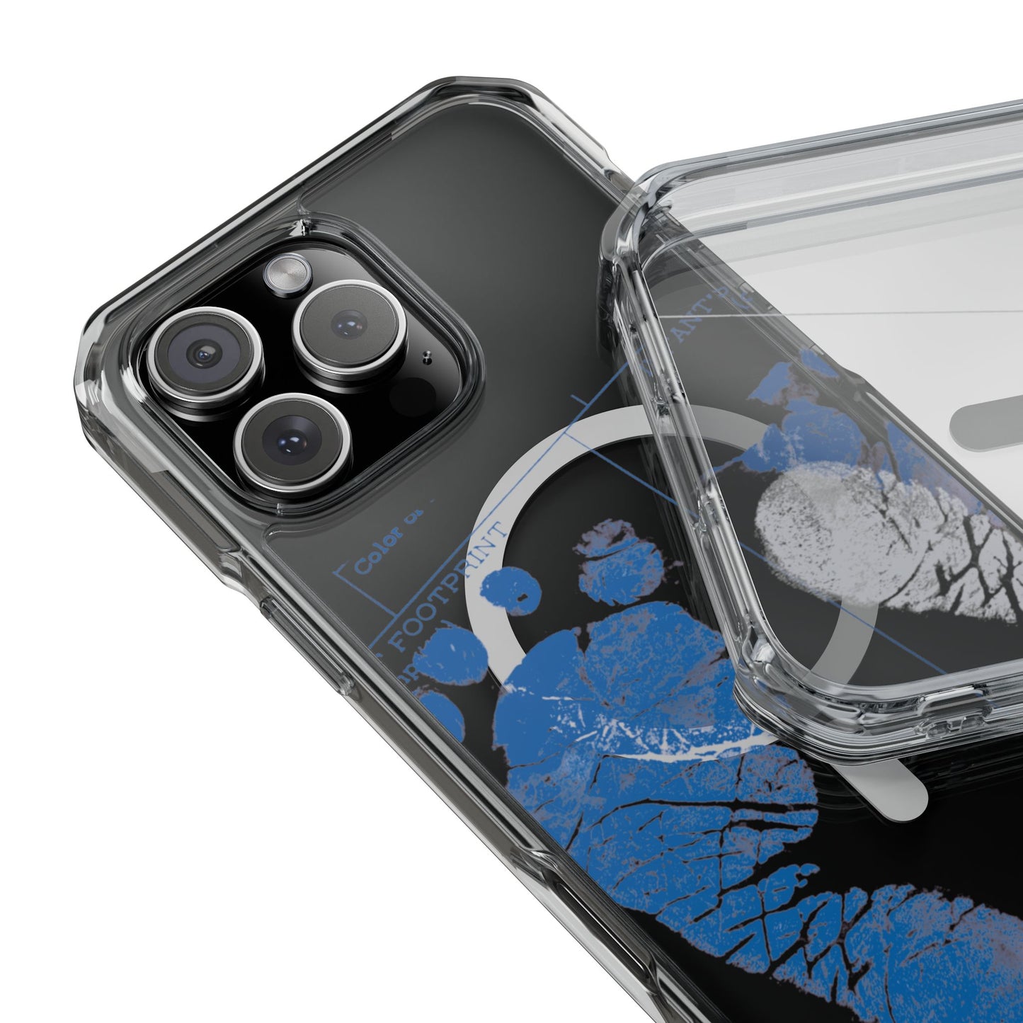 Clear Magnetic Phone Case – Mom’s Little Blue Footprints