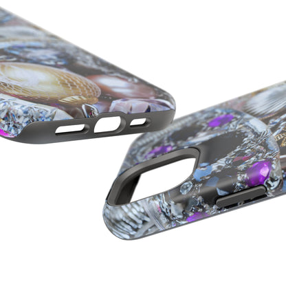 Impact-Resistant Phone Case – Chrome Jewel