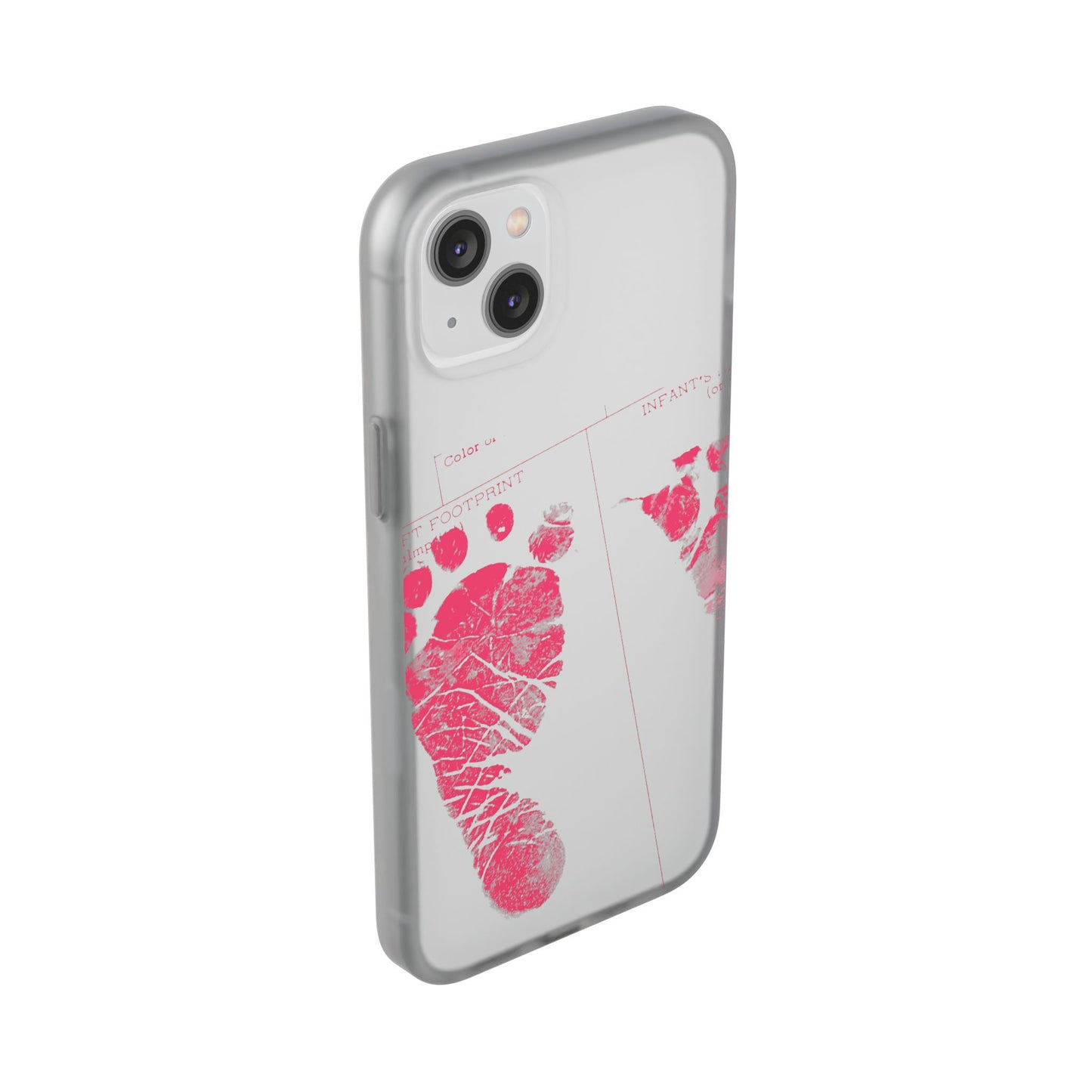Flexi Case – Mom’s Little Pink Footprints
