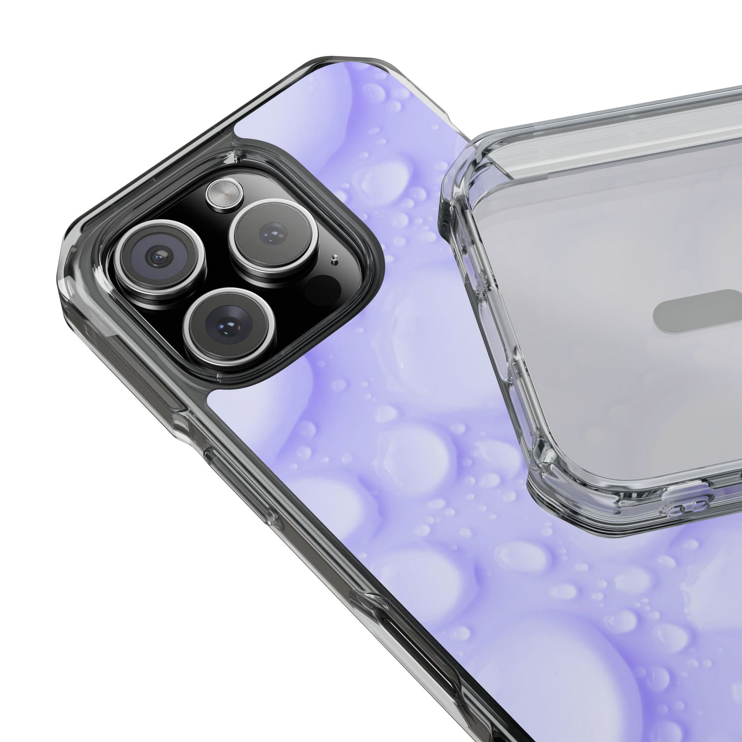 Clear Magnetic Phone Case – Lilac Dew