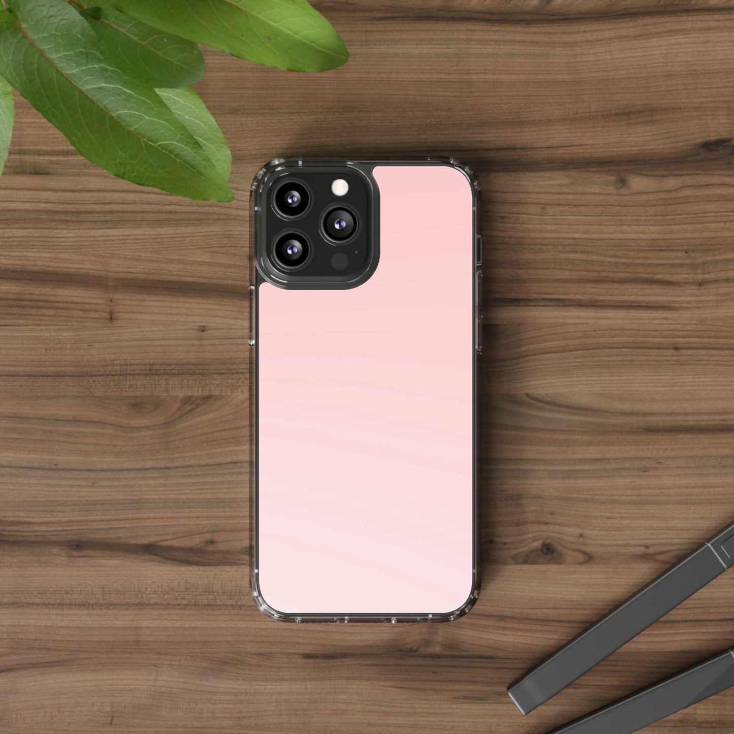 Clear Phone Case – Soft Blush