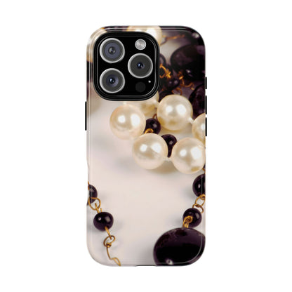Protective Phone Case – Noir Pearl