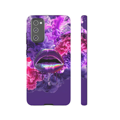 Protective Phone Case – Purple Haze Lips