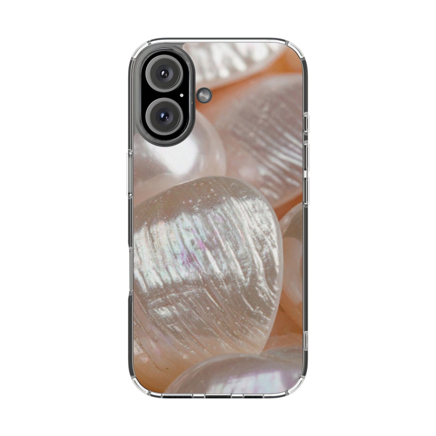 Clear Phone Case – Blush Pearl