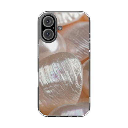 Clear Phone Case – Blush Pearl