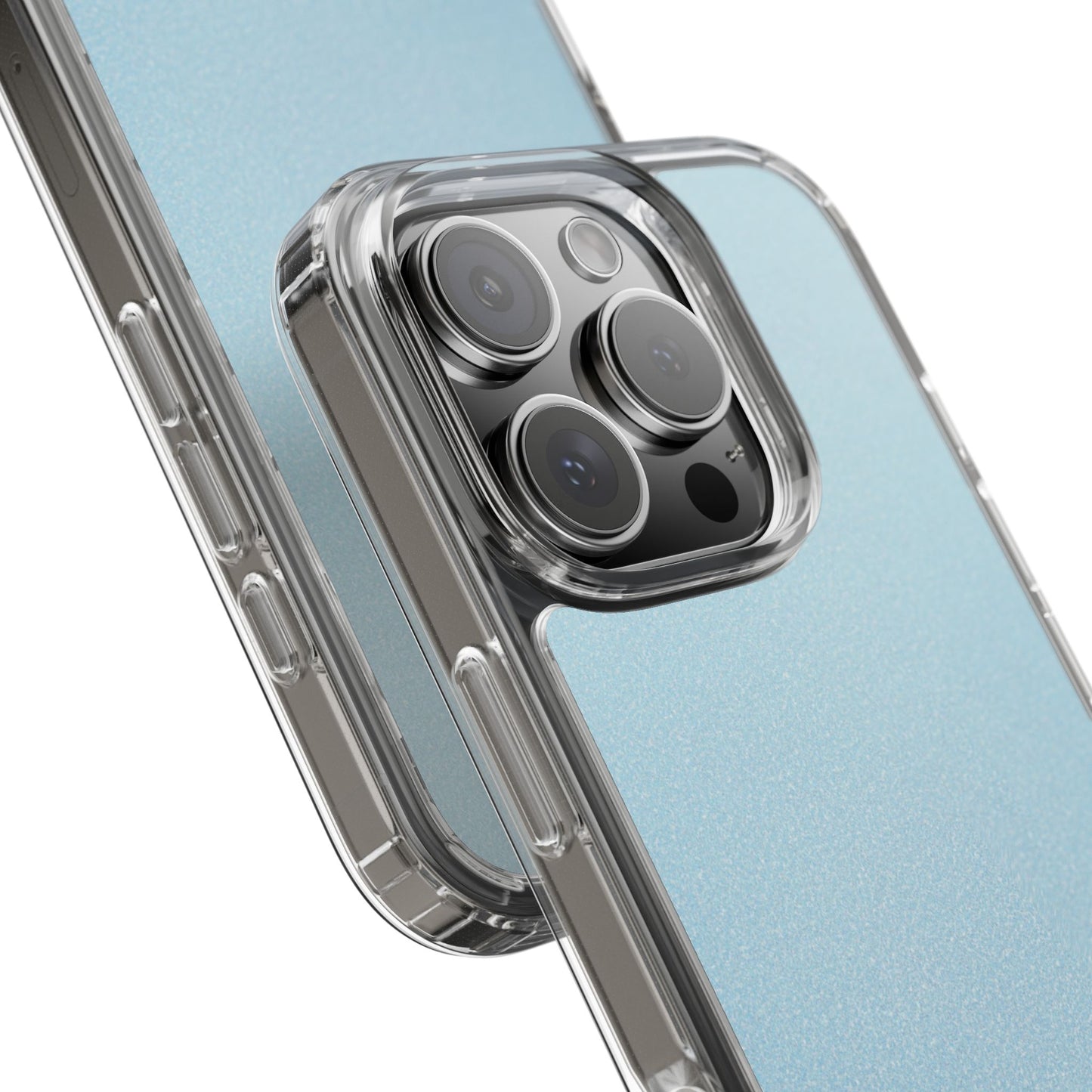 Clear Phone Case – Blue Whisper