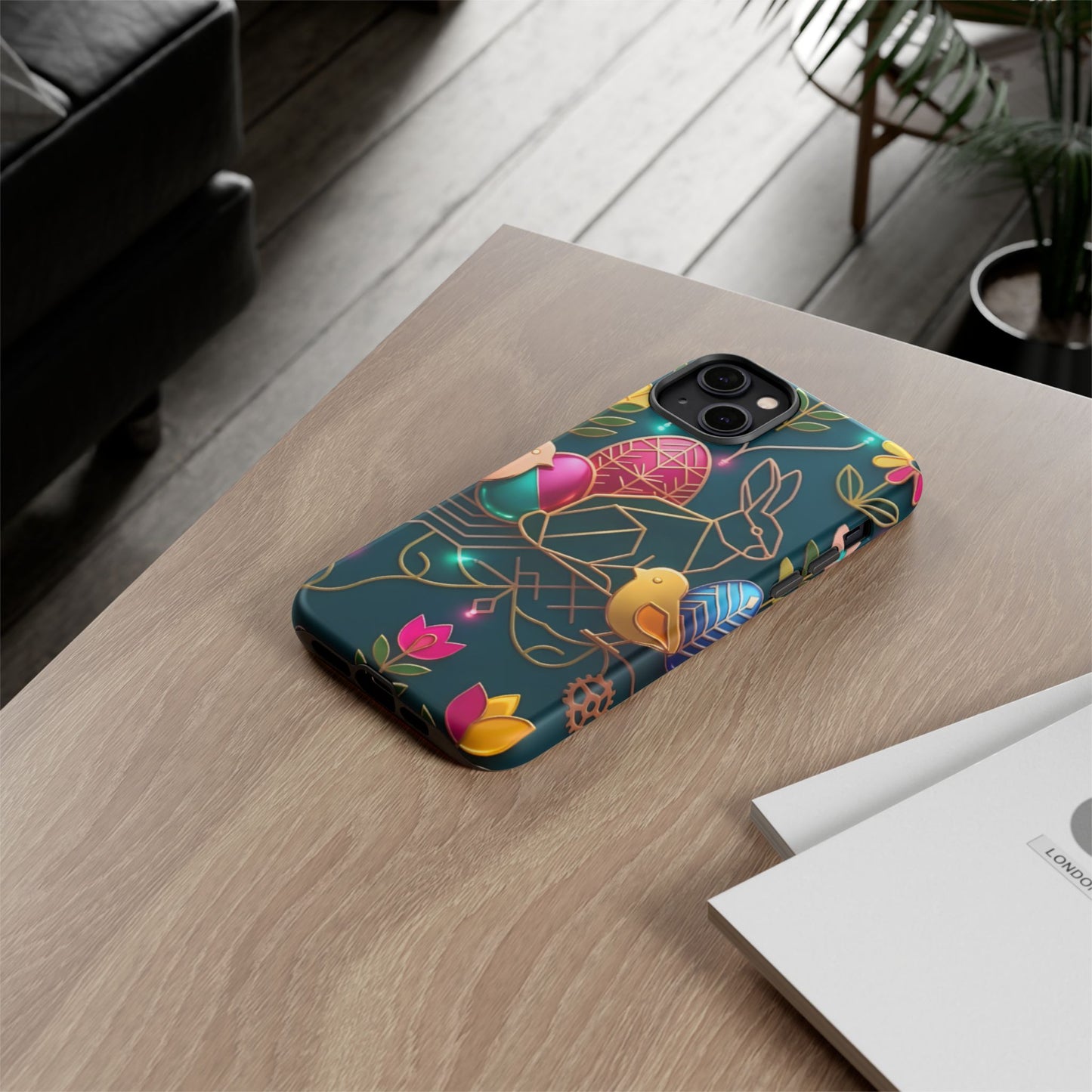 Protective Phone Case – Jeweled Garden
