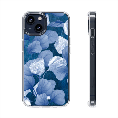 Clear Magnetic Phone Case – October Blues