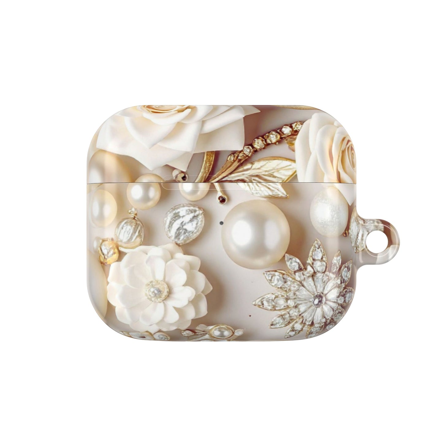 Earbud Case Cover – Ivory Opulence