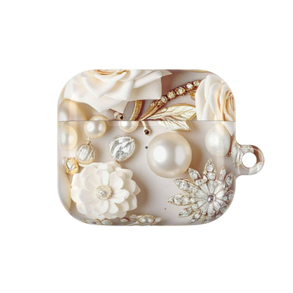 Earbud Case Cover – Ivory Opulence