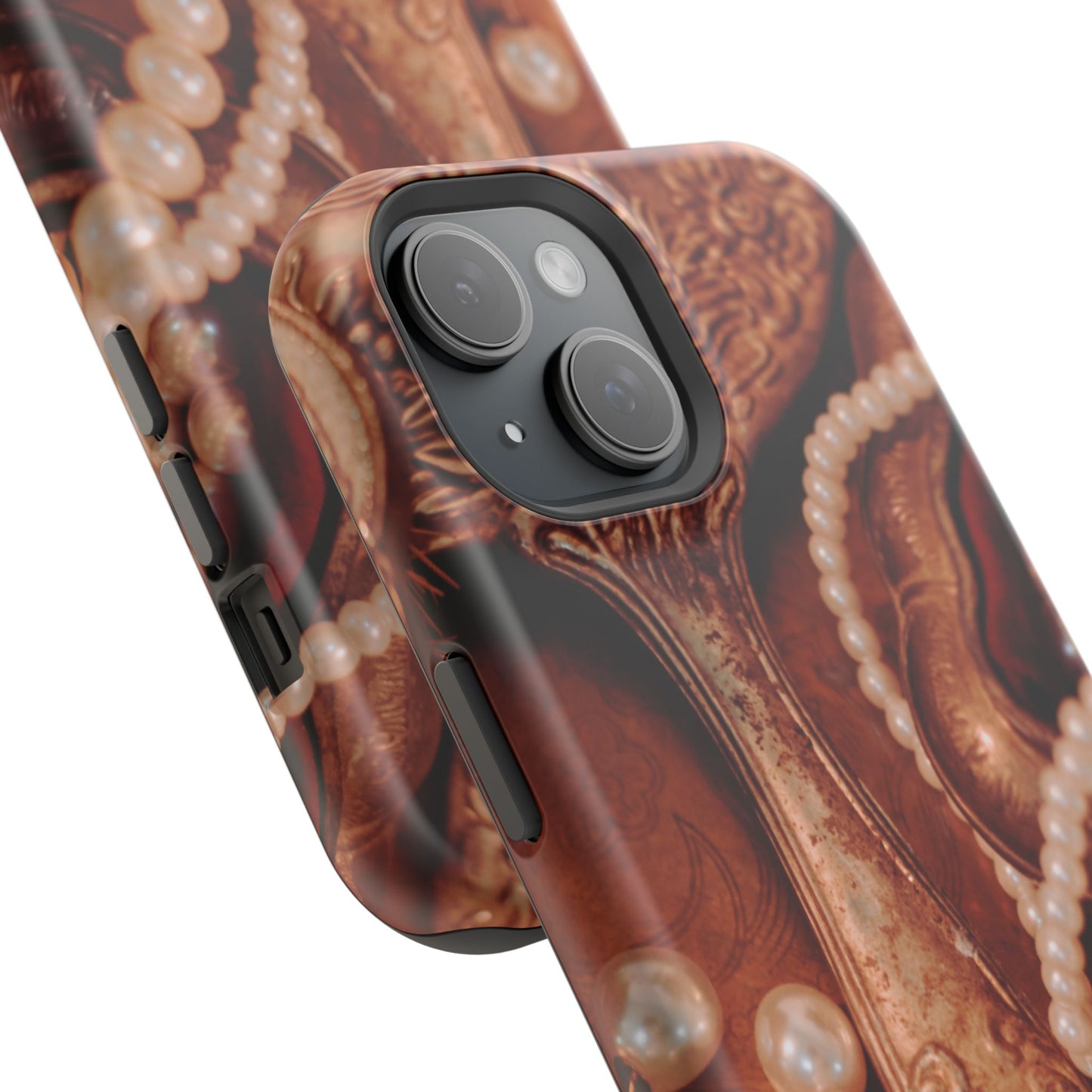 Wireless-Charging Compatible Case – Bronze Vanity