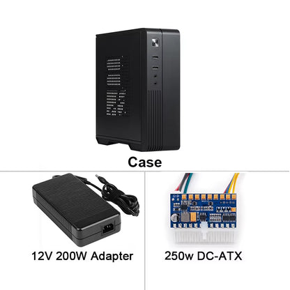 New Style ITX C04 Computer Case MX02 Mini Desktop Case Industrial Control HTPC Case Cooling Design
