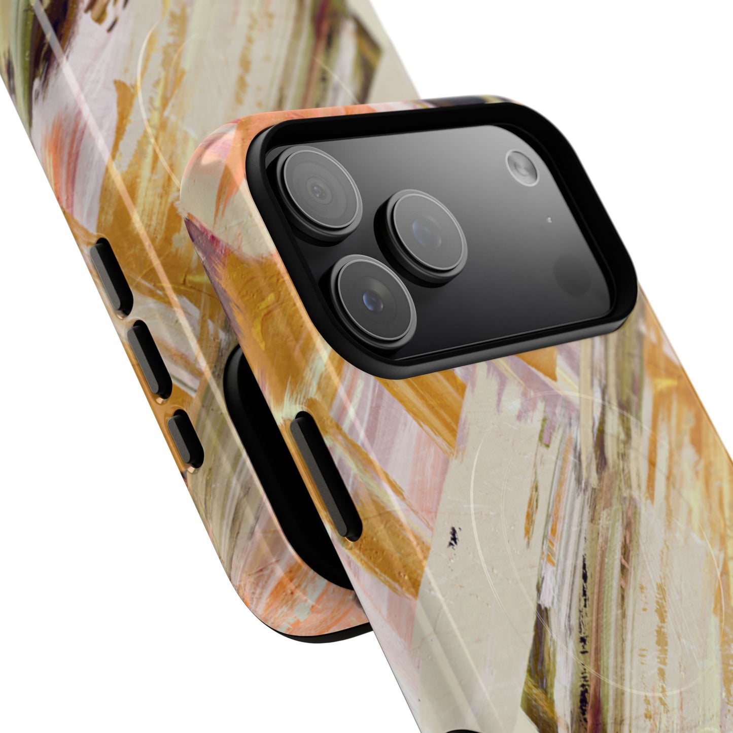 Protective Magnetic Phone Case – Brush & Bronze