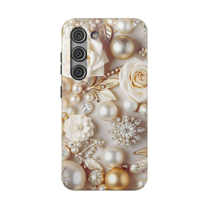 Impact-Resistant Phone Case – Ivory Opulence