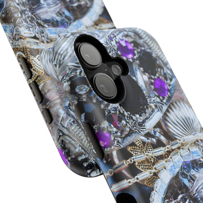 Impact-Resistant Phone Case – Chrome Jewel