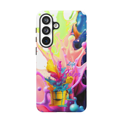Color Splash Phone Case — “Life in Color” Protective Tough Case