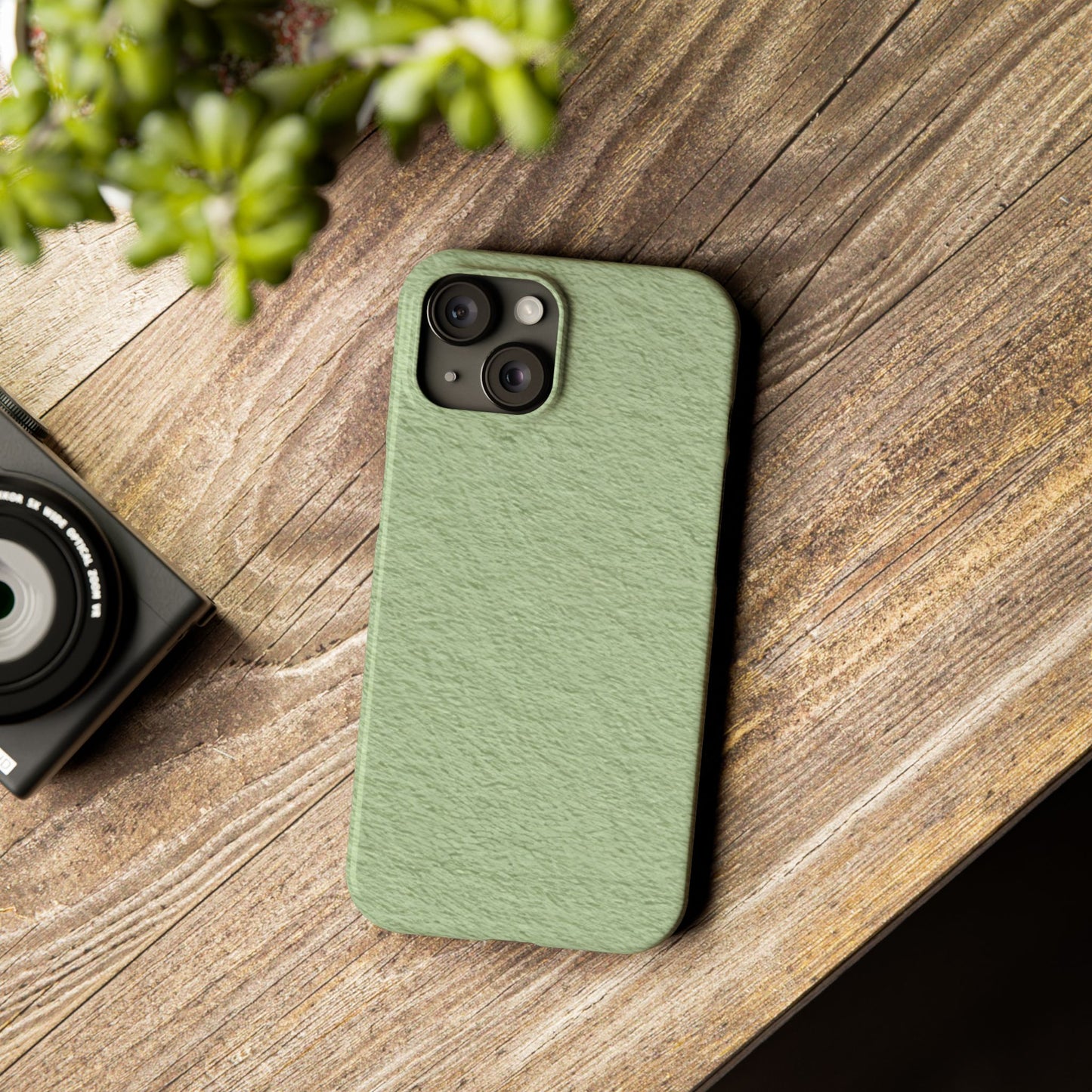 Slim Phone Case – Matcha Wash