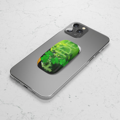Phone Grip – Lucky Clover Smoke St. Patrick’s Day Design