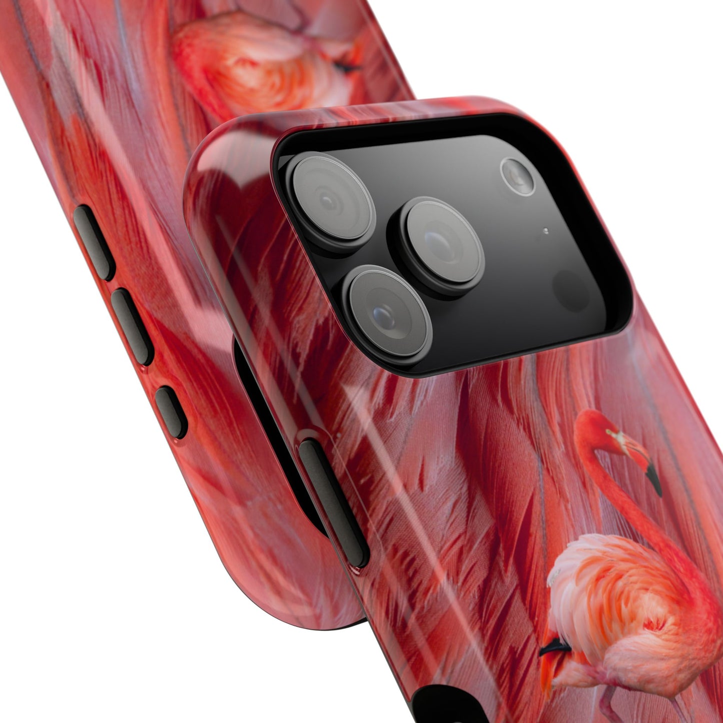 Impact-Resistant Phone Case – Scarlet Plume