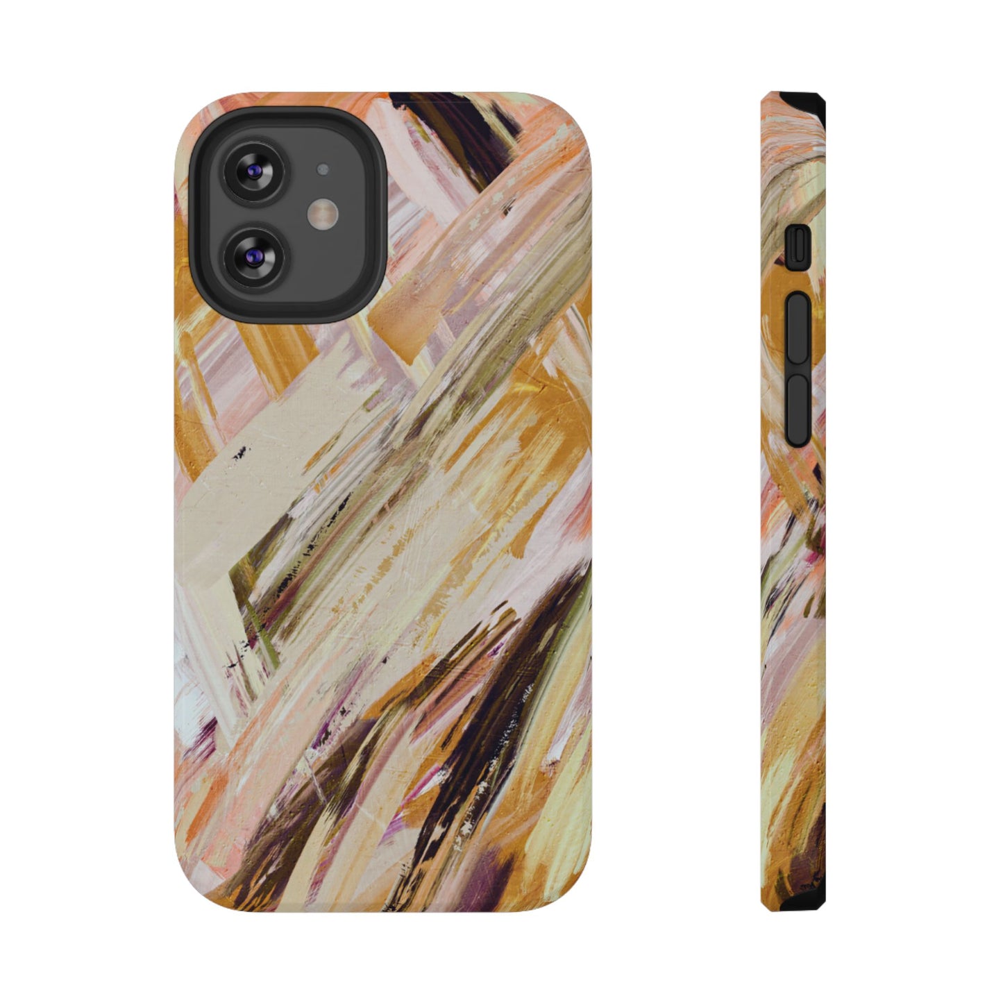 Impact-Resistant Phone Case – Brush & Bronze