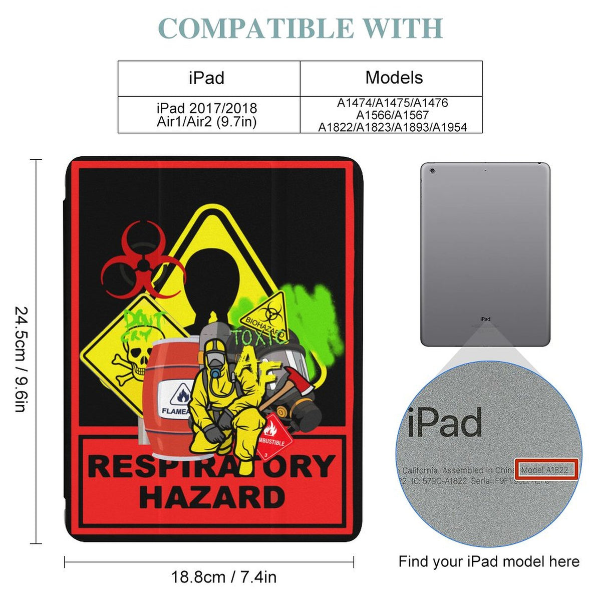 Tablet Case with Pencil Holder – Contaminated