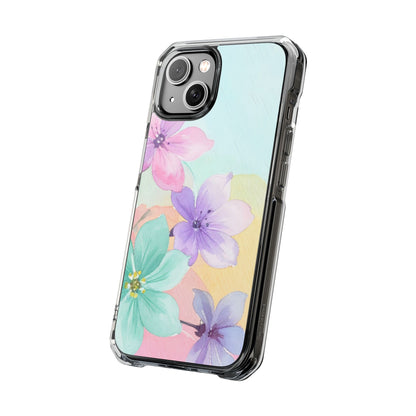 Clear Magnetic Phone Case – Water Petal