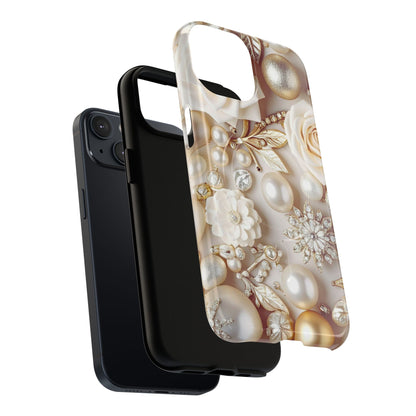 Protective Magnetic Phone Case – Ivory Opulence