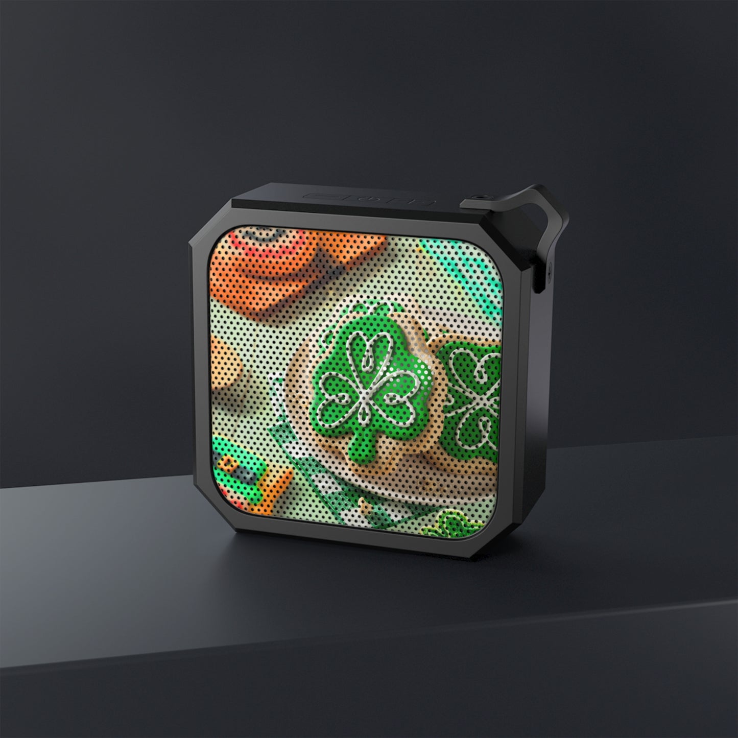 Bluetooth Outdoor Speaker – Shamrock Cookie St. Patrick’s Day Design